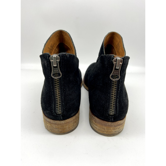 Kork-Ease Ryder Boots Womens Sz 7.5M Black Leather Suede Back Zip Ankle - Picture 3 of 15